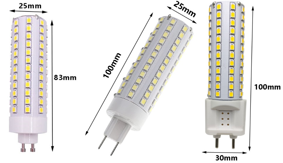 (image for) 10W G8.5 LED Lamp G12 base led bulb as Osram Metal Halide Replacement, 10W GU6.5 LED bulb as Or Philips PGJ5 lamp MC CDM-Tm Elite Mini 20W/830 GU6.5 GE CMH-TF or HCI-TF lamp replacement