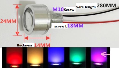4.5V led bulb Mini led downlights 3V 5V Recessed LED Spotlights