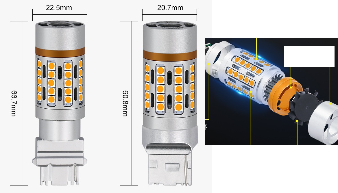 BA15S, BA15D Single/Dual Contact : LED light bulbs Dimmable led bulbs, 12V  24V 36V 48V 60V AC100 277V