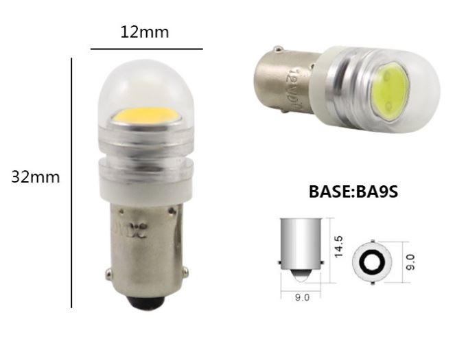 Sellwell Lighting Great!miniature Lamp Ba9s T10x23 12v 5w A029