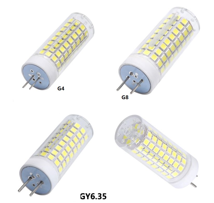 (image for) 10W G8 LED bulb, G4 led 100w equivalent, GY6.35 led 100w equivalent, Triac SCR dimmable LED bulb AC 110V 220V