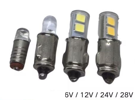 (image for) Midget flange led replacement parts, Midget flange, Yellow light on dashboard, Green light symbol on dashboard. Instrument cluster Light Bulbs 790879, 790876, 790877 330 , #382 , #394, ge 327