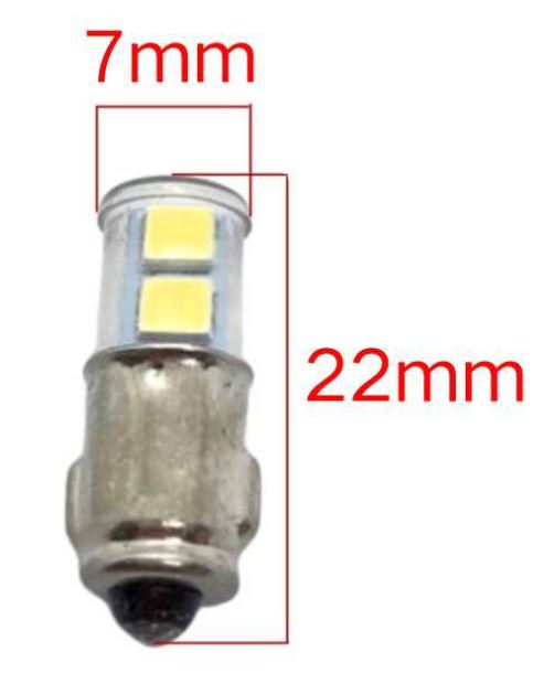 (image for) Midget flange led replacement parts, Midget flange, Yellow light on dashboard, Green light symbol on dashboard. Instrument cluster Light Bulbs 790879, 790876, 790877 330 , #382 , #394, ge 327