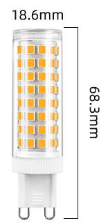 (image for) 5.5W G9 ceramic phase dimming led bulb, Ceramic LED bulb G9 LED replacement bulb, G9 Xenon replacement bulbs