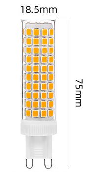 (image for) 7W G9 ceramic led bulb dimmable G9 led bulb, phase dimming led bulb, Ceramic LED bulb G9 LED replacement bulb, G9 Xenon replacement bulbs or G9 Halogen bulbs respectively