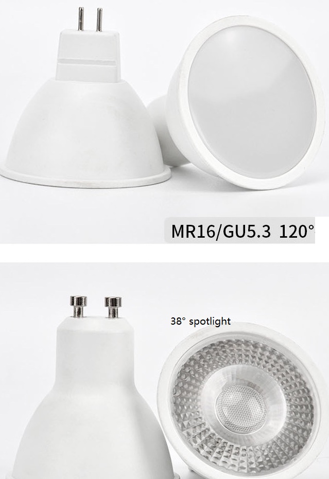 (image for) 7W MR16 LED spotlight GU10 LED Spotlight 38° 120° AC85~265V