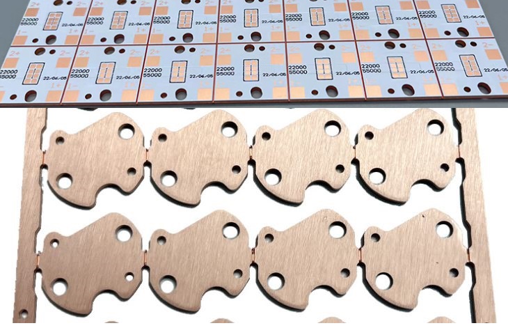 (image for) Thermoelectric Separation Copper Substrate Prototyping, Thermoelectric Separation Substrate Prototype